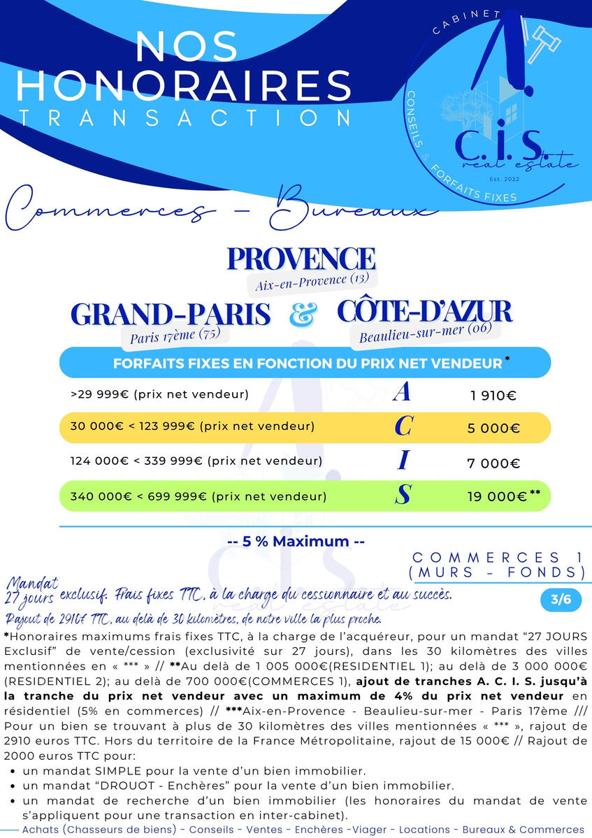 Commerces - Bureaux