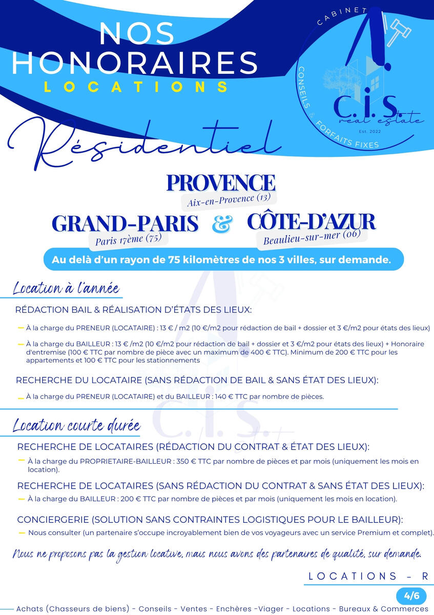 Locations Maisons