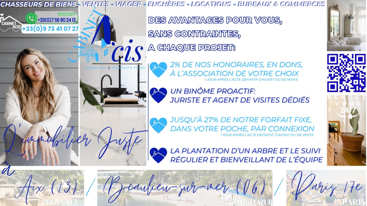 Logo de l'agence Azur Conseils Immobilier Services